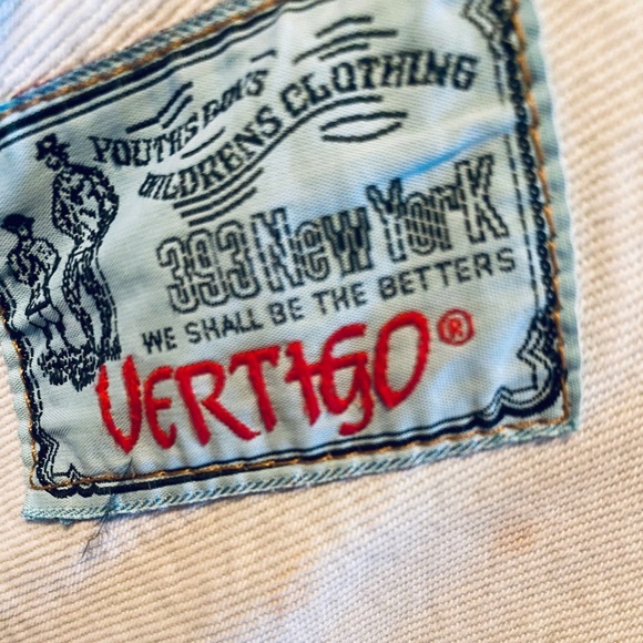 Vintage 80s Vertigo Paris Patch Jean “C” Jacket - Picture 7 of 16